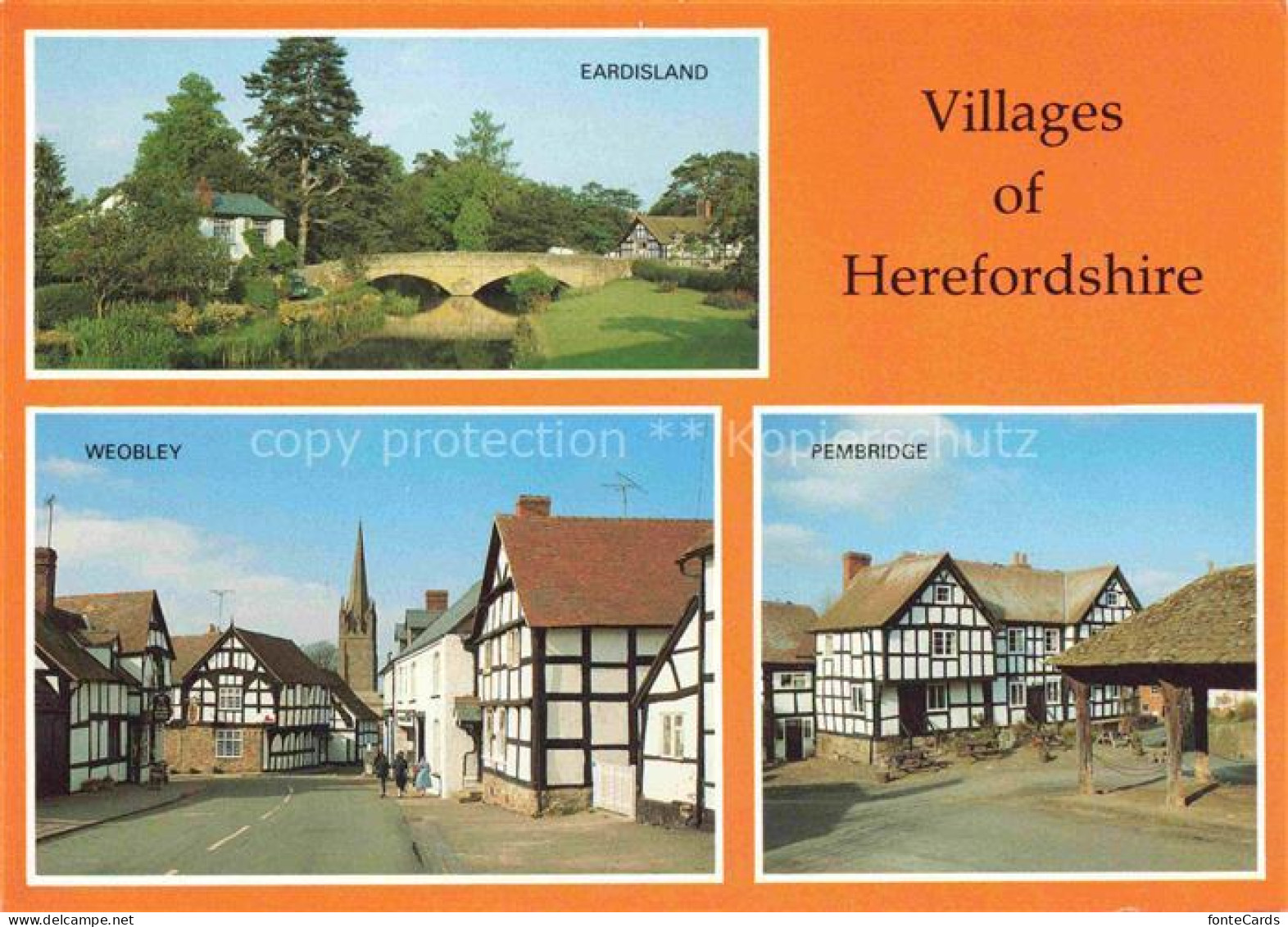 Hereford  Herefordshire UK Eardisland Weobley Pembridge
