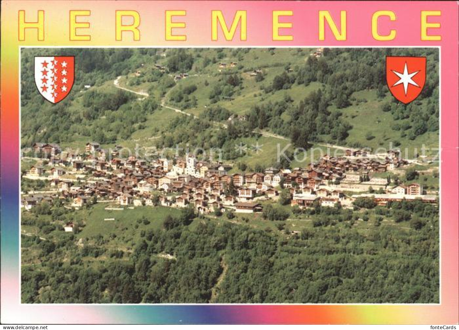 Heremence Grande Dixence Ortsansicht