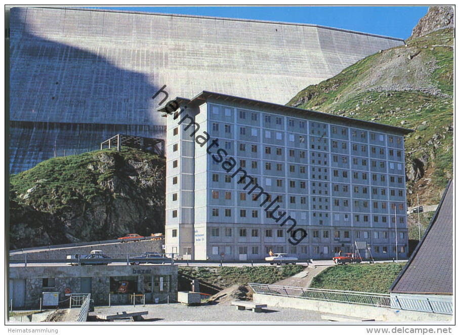 Hérémence - Hotel du Barrage de la Grande Dixence - Ansichtskarte Großformat