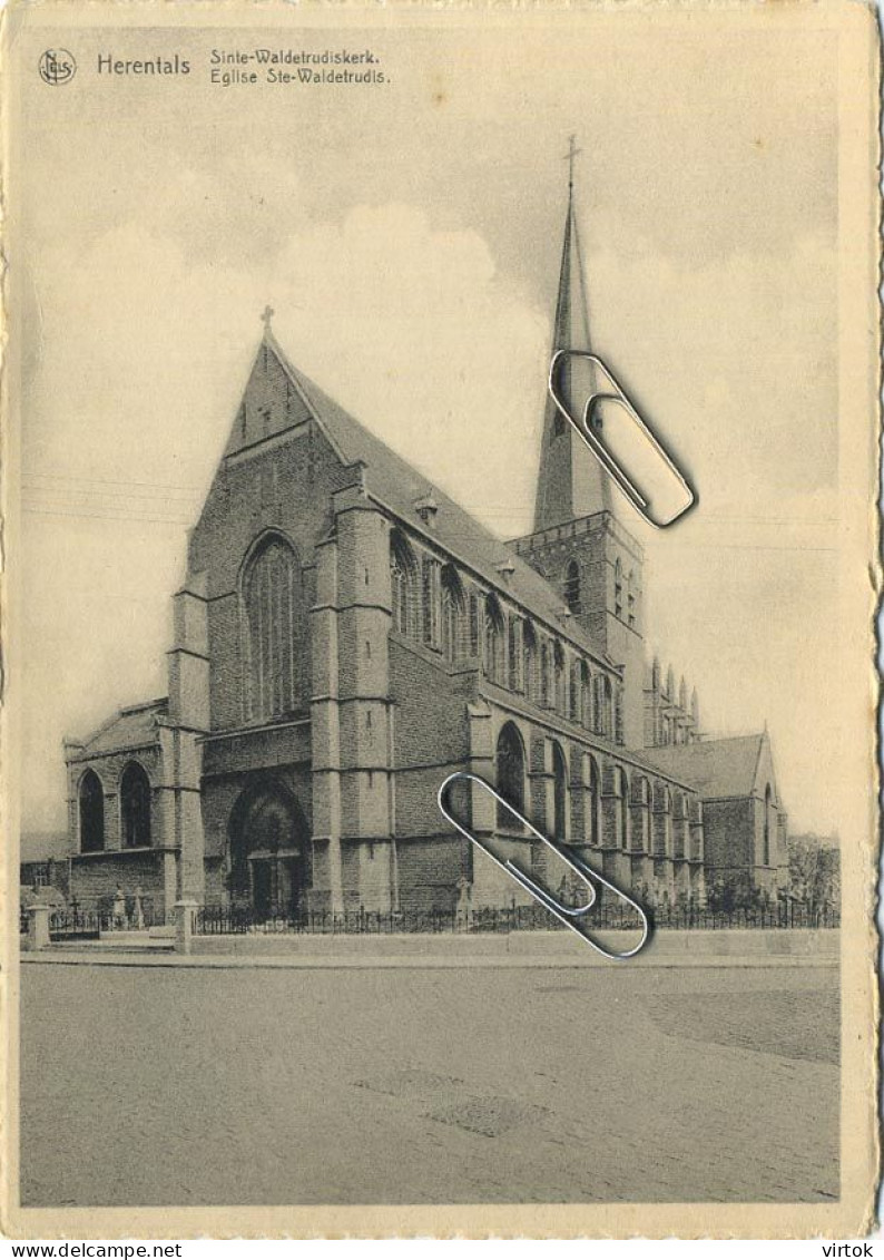 HERENTALS      (  groot formaat 15 x 10.5 cm )