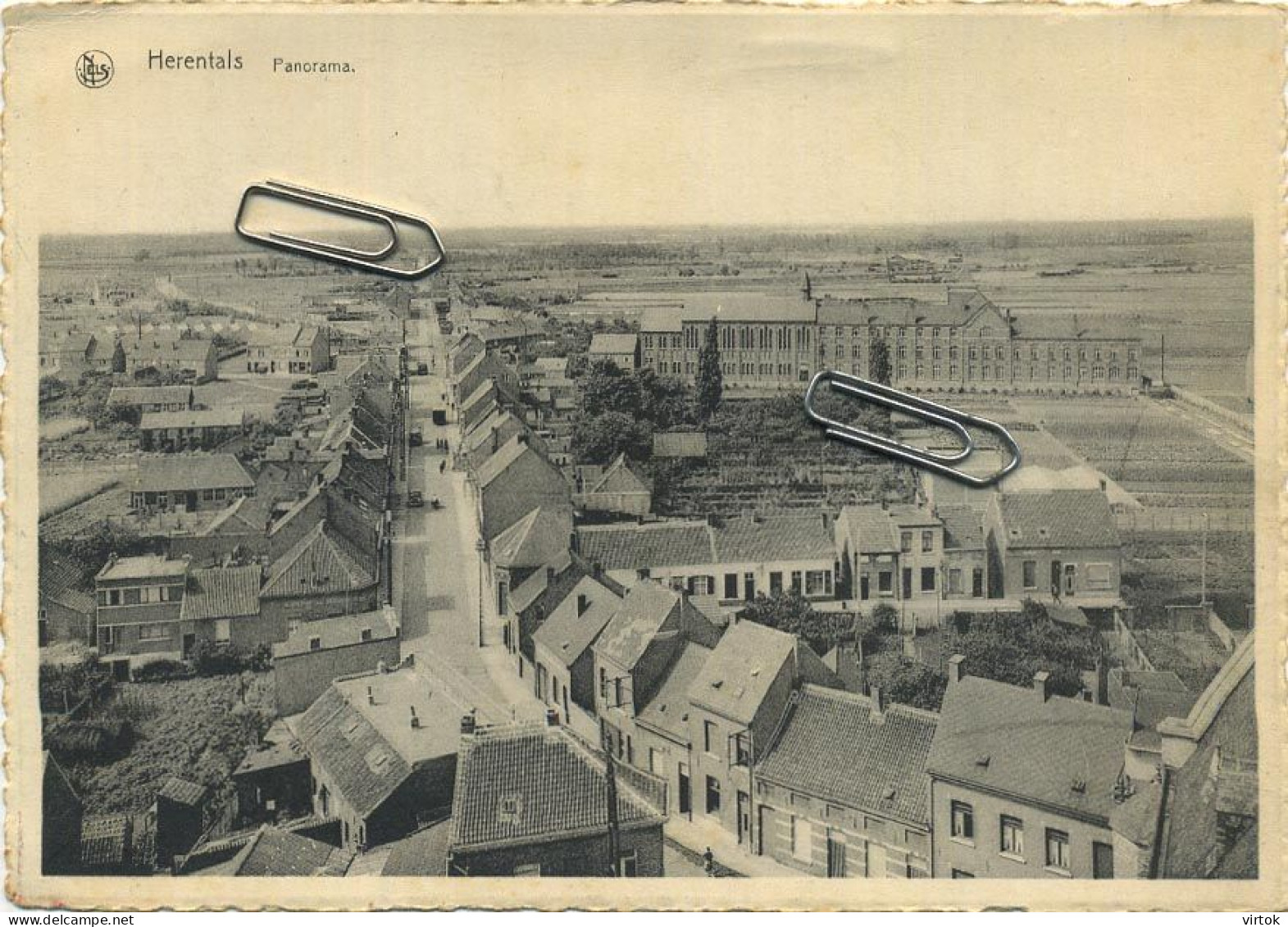 HERENTALS :        (  groot formaat 15 x 10.5 cm )