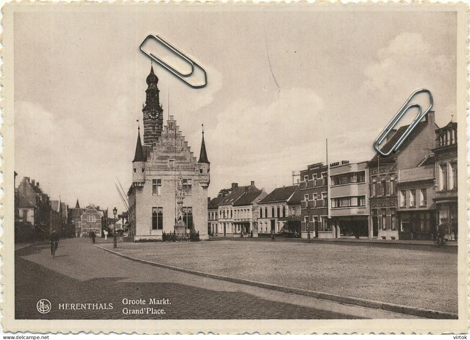 HERENTALS :        (  groot formaat 15 x 10.5 cm )