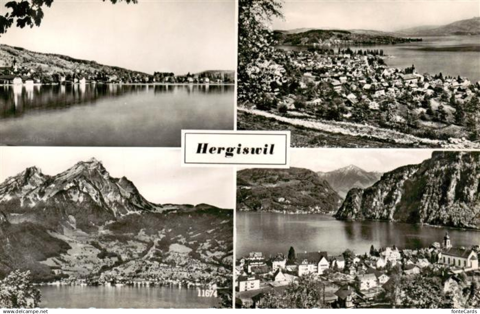 Hergiswil Vierwaldstaettersee Teilansichten