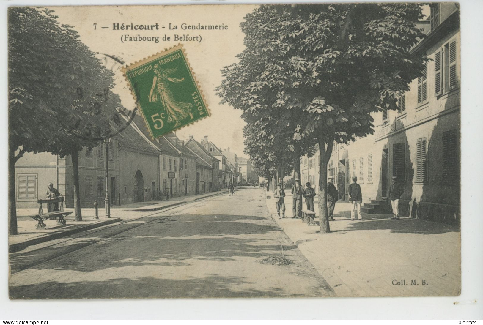 HÉRICOURT - La Gendarmerie (Faubourg de Belfort )
