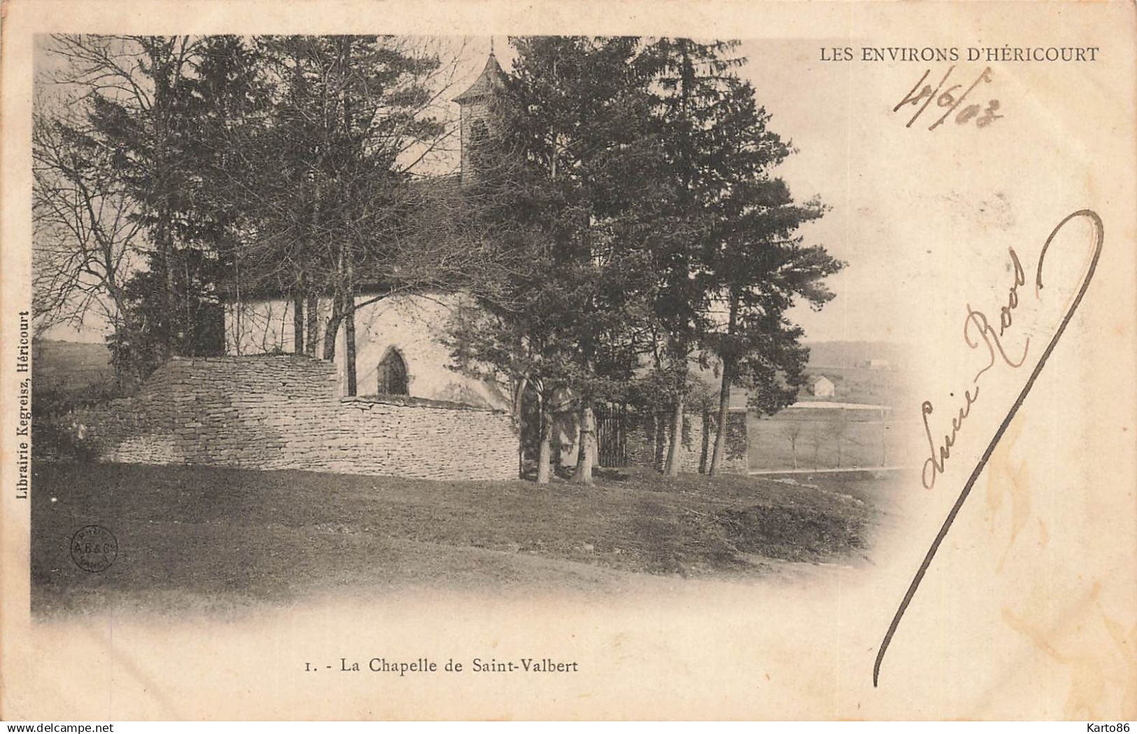 héricourt * vue sur la chapelle de st valbert