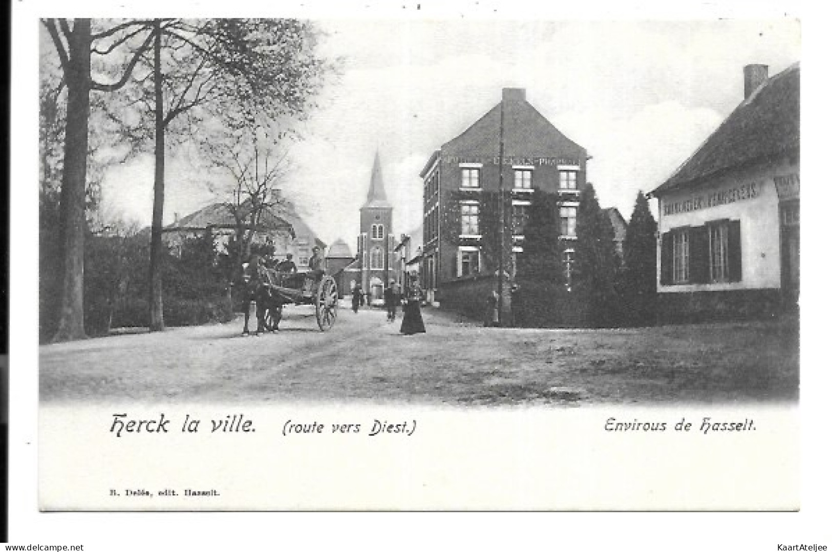 Herk-de-Stad - Route vers Diest.