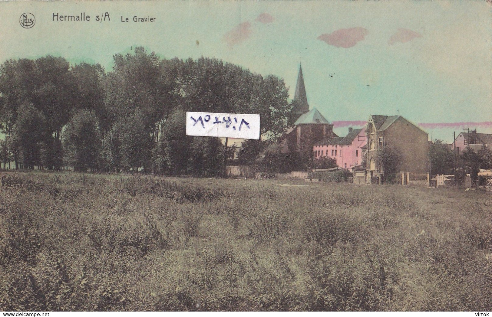 Hermalle-sous-Argenteau : Le gravier ( ecrit avec timbres )