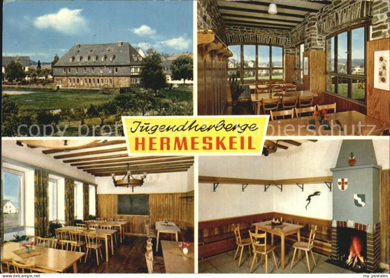 Hermeskeil Jugendherberge Aussenansicht Speiseraum Kaminzimmer