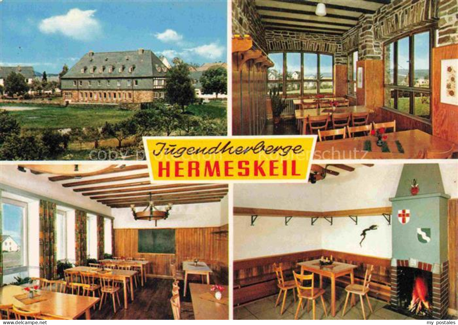 Hermeskeil Jugendherberge Speiseraum Kamin