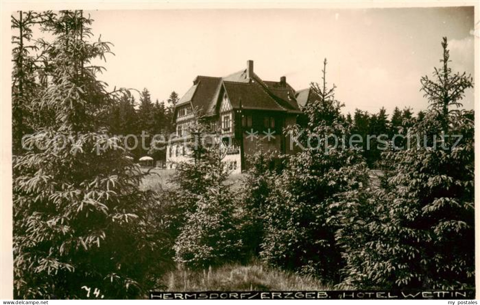 Hermsdorf Bad Riesengebirge PL Hotel Wettin