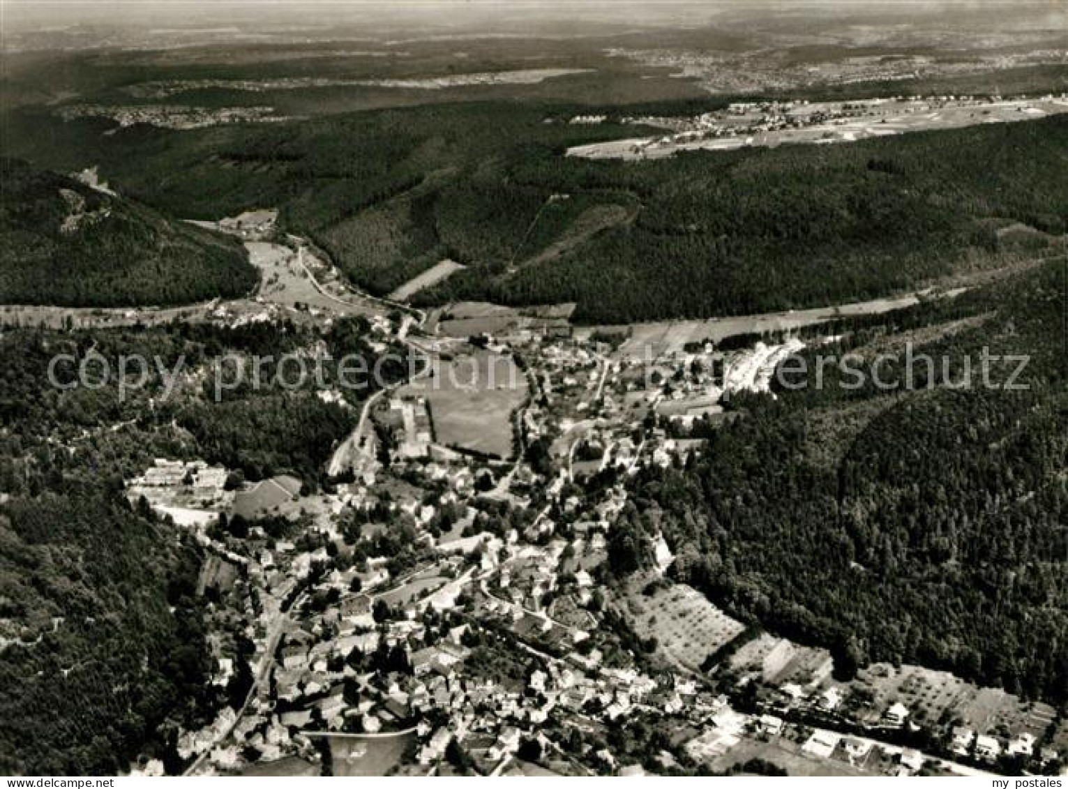 Herrenalb Bad Herrenalb Fliegeraufnahme