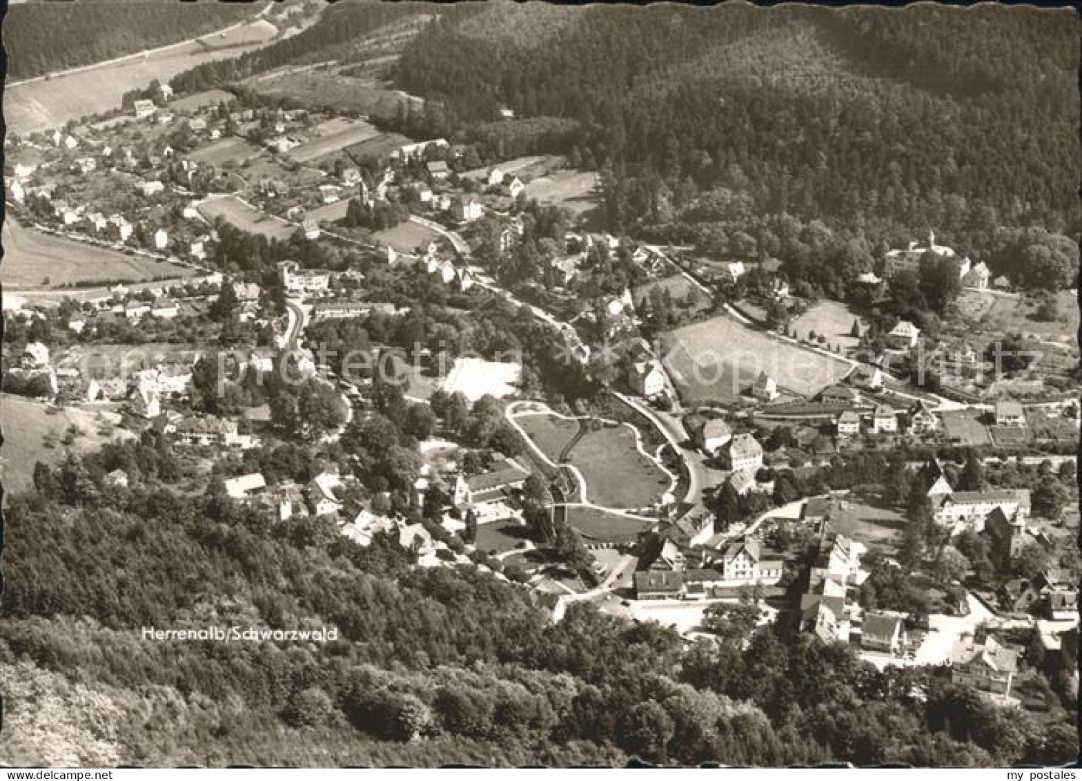 Herrenalb Bad Herrenalb Fliegeraufnahme