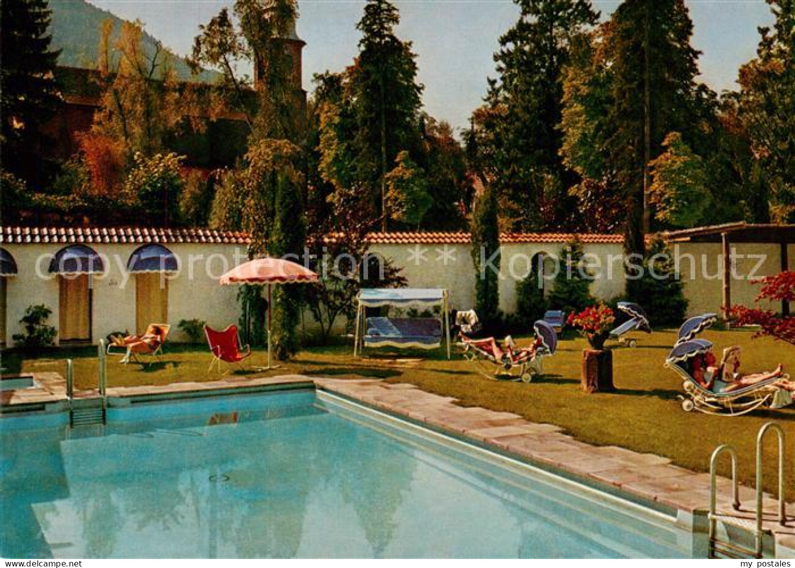 Herrenalb Bad Herrenalb Moenchs Posthotel Herrenalb Pool