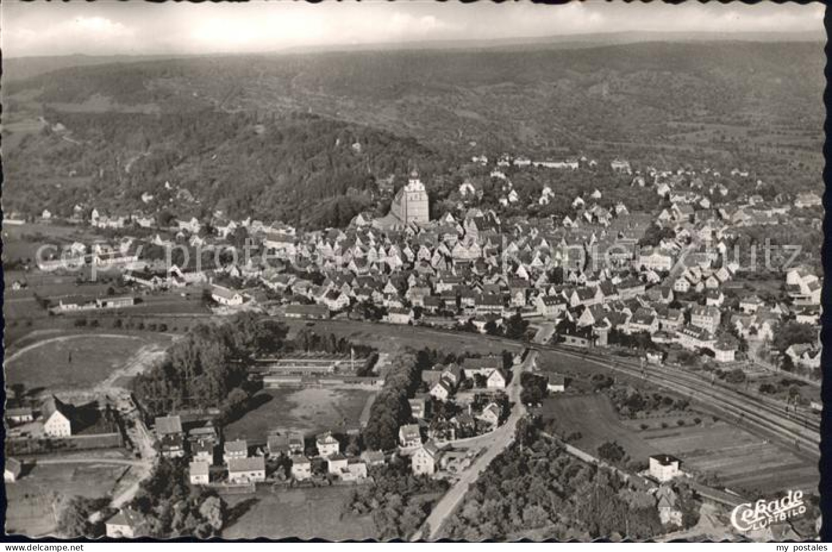 Herrenberg Gaeu Fliegeraufnahme