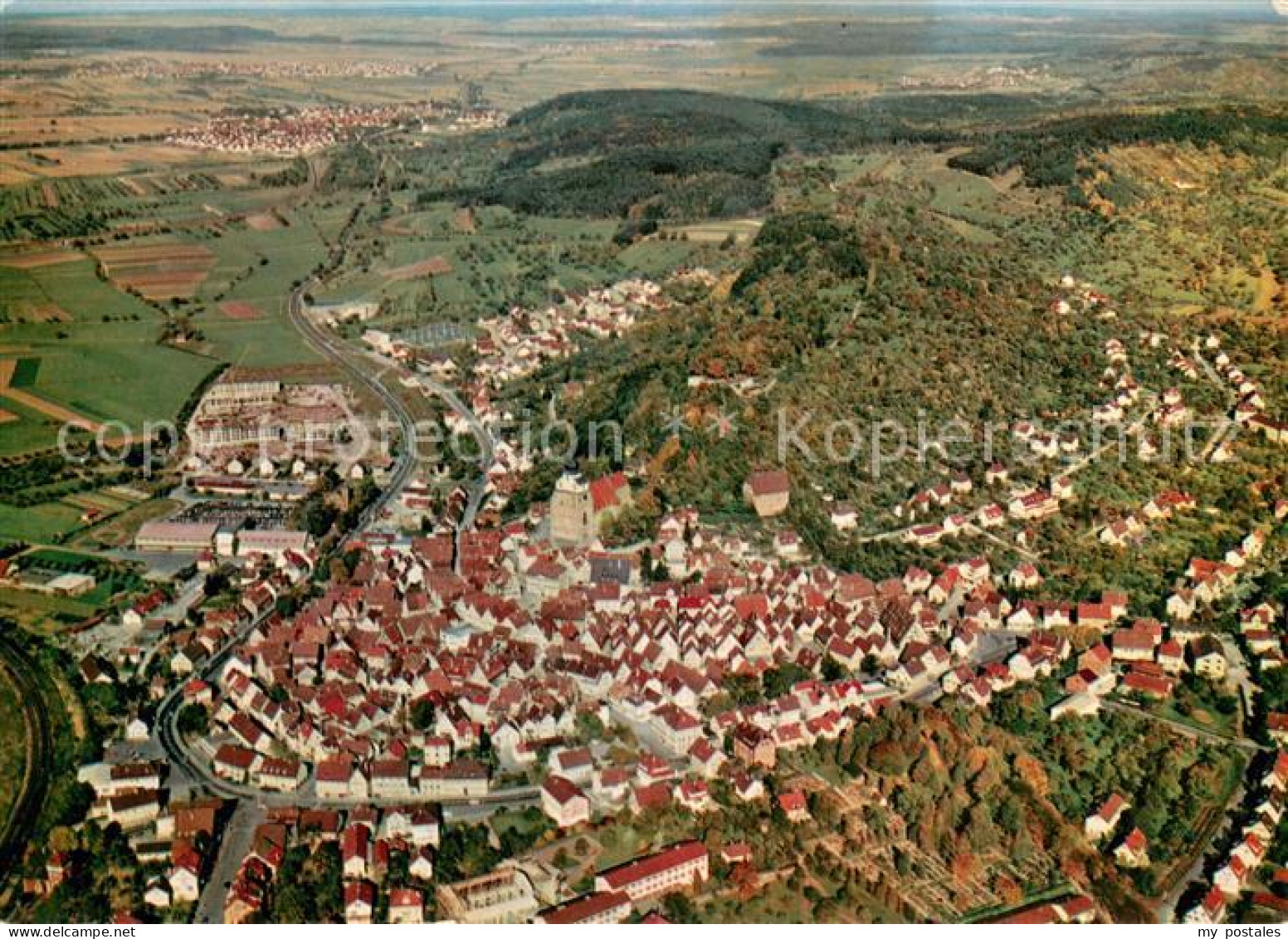 Herrenberg Wuerttemberg Fliegeraufnahme