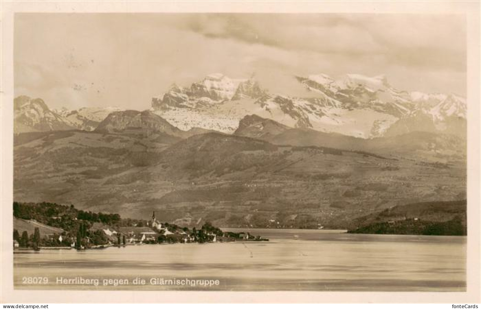 Herrliberg Panorama mit Glaernischgruppe