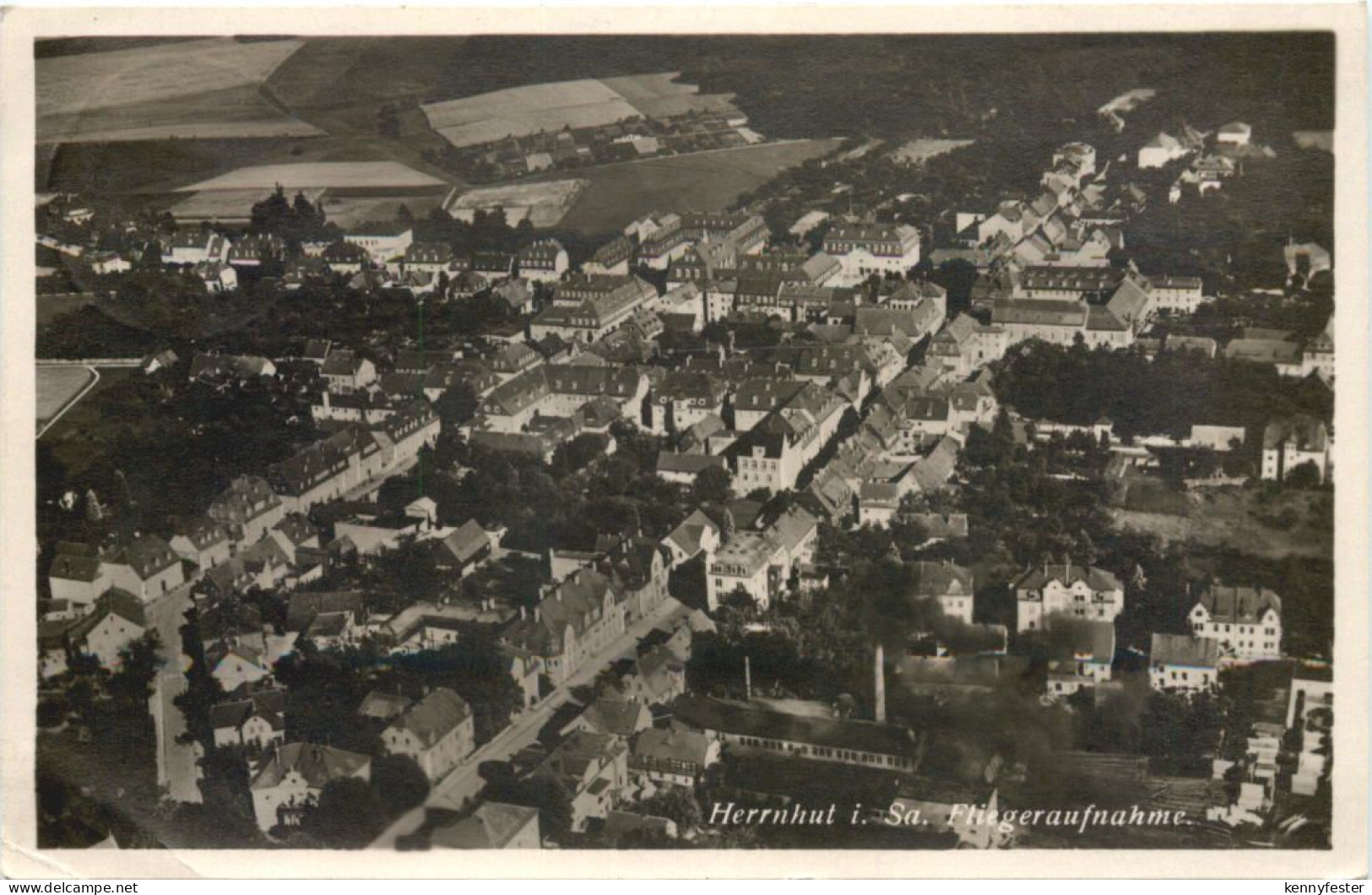 Herrnhut - Fliegeraufnahme
