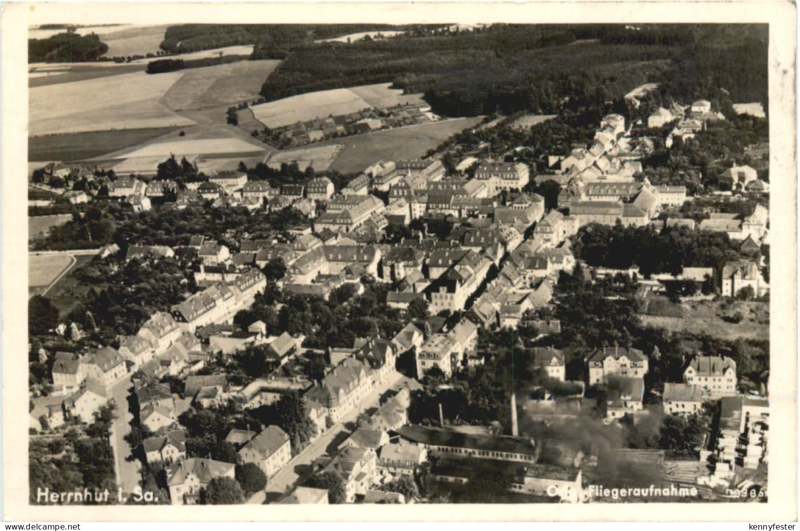 Herrnhut - Fliegeraufnahme