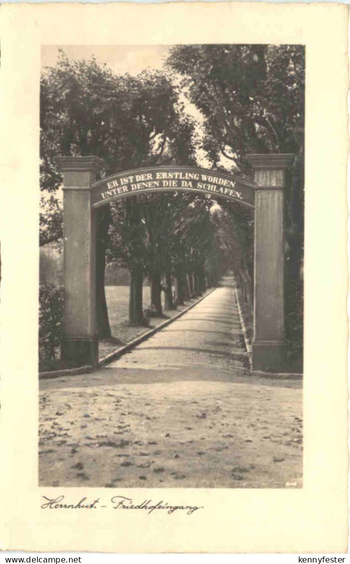 Herrnhut - Friedhofeingang
