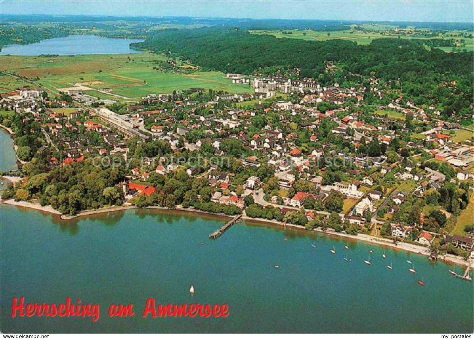 Herrsching Ammersee Fliegeraufnahme