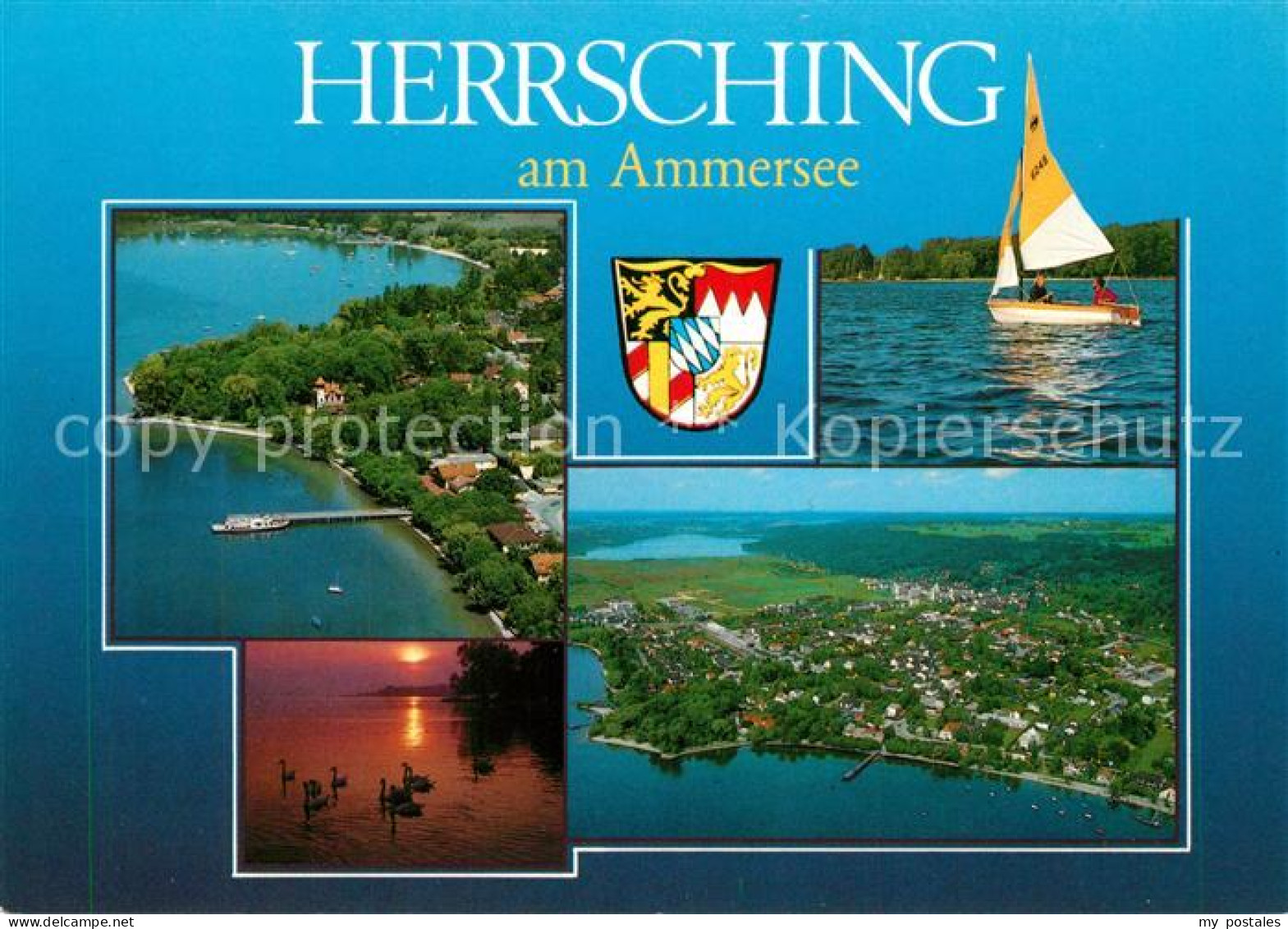 Herrsching Ammersee Fliegeraufnahme