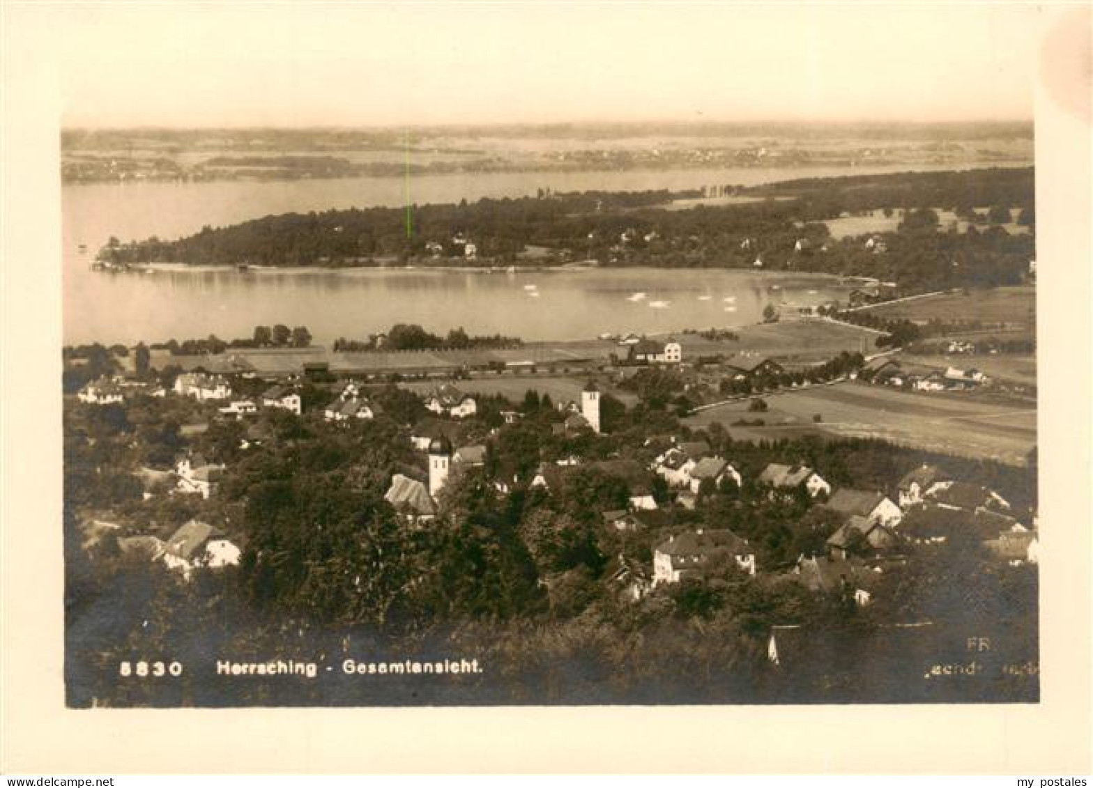 Herrsching Ammersee Fliegeraufnahme