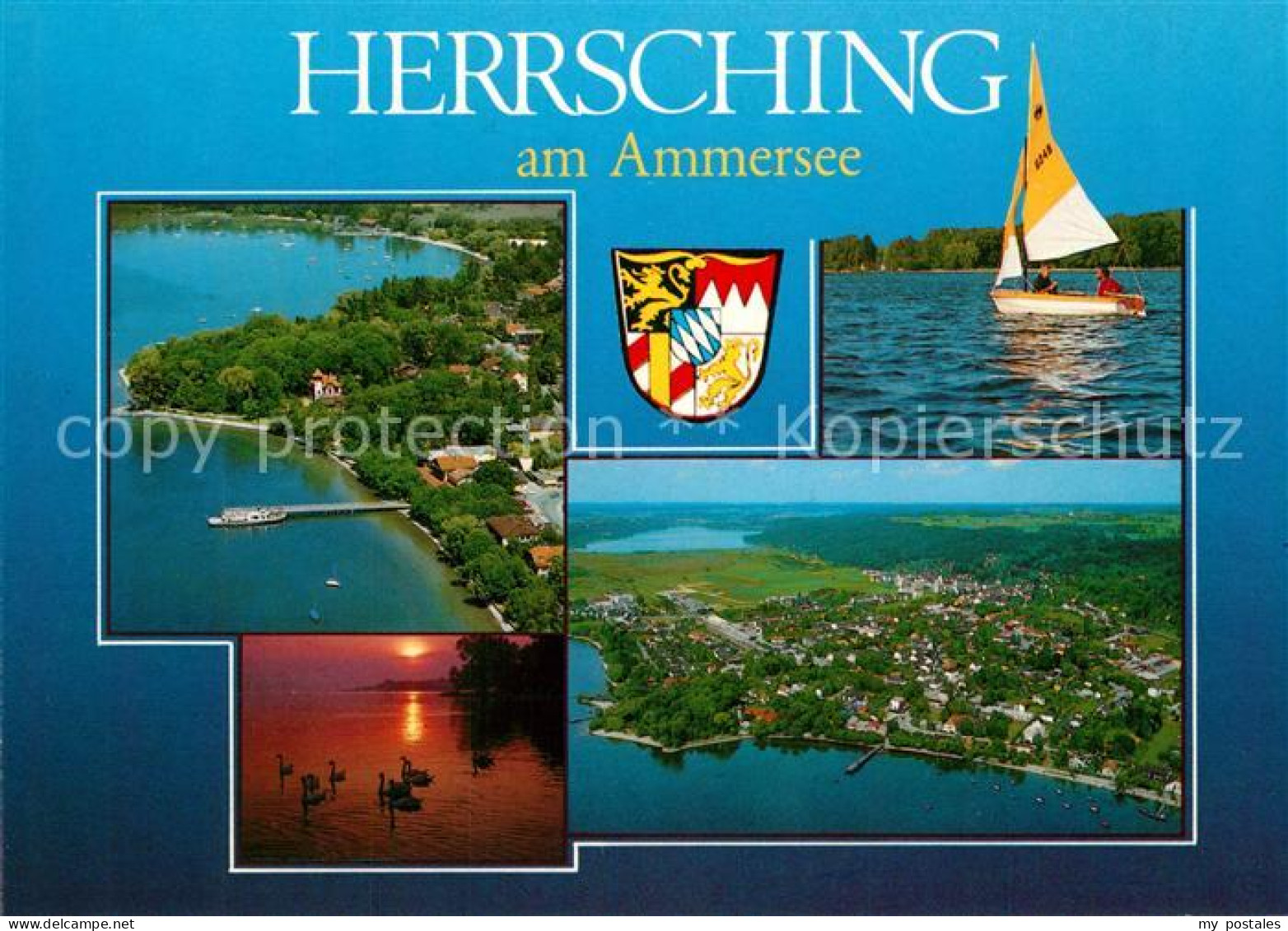 Herrsching Ammersee Fliegeraufnahme