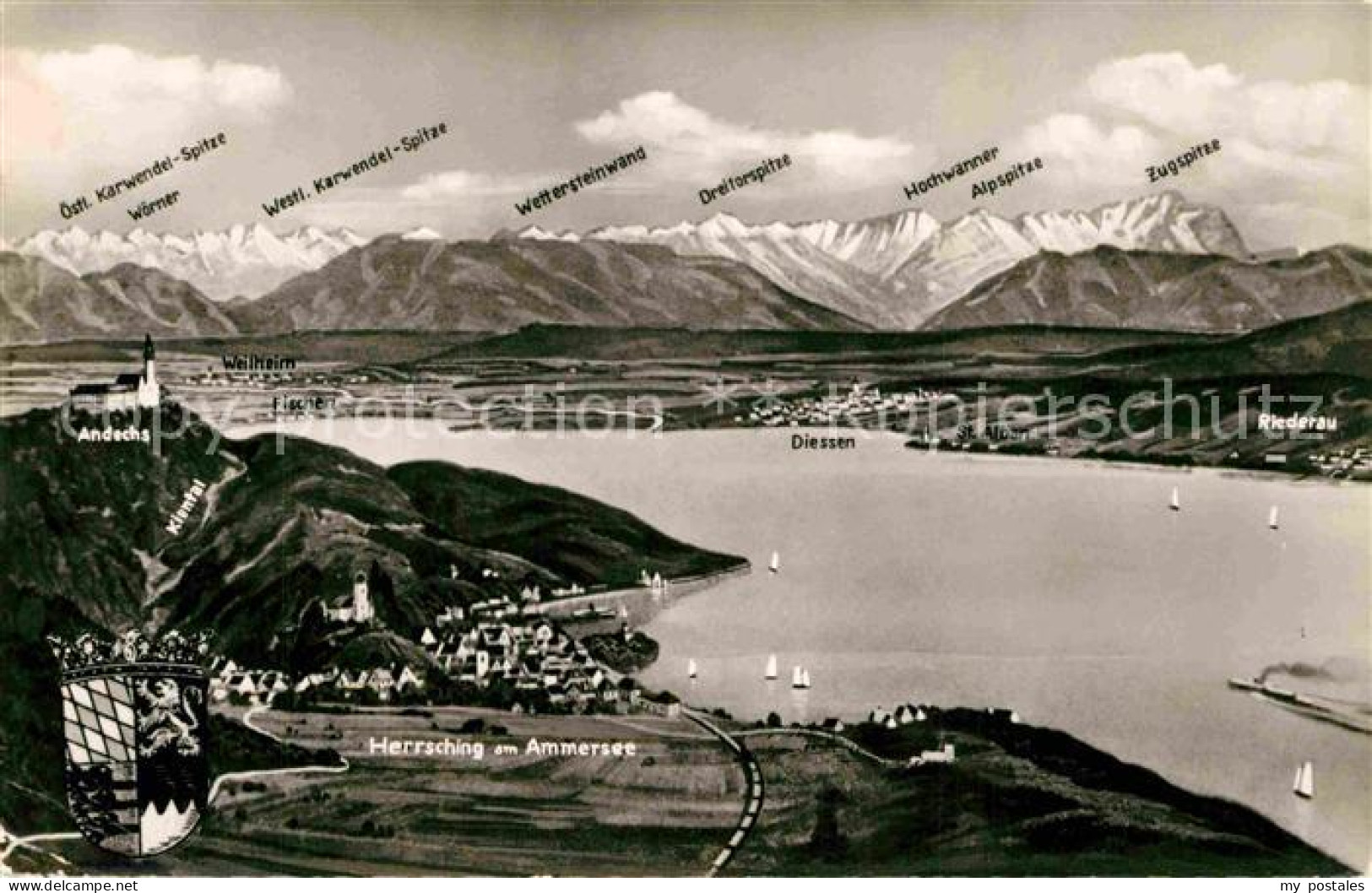 Herrsching Ammersee Panorama