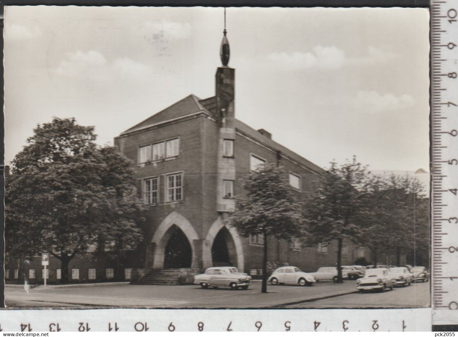 Herten - NRW - Gymnasium - gelaufen 1986 ( AK 4911)  günstige Versandkosten