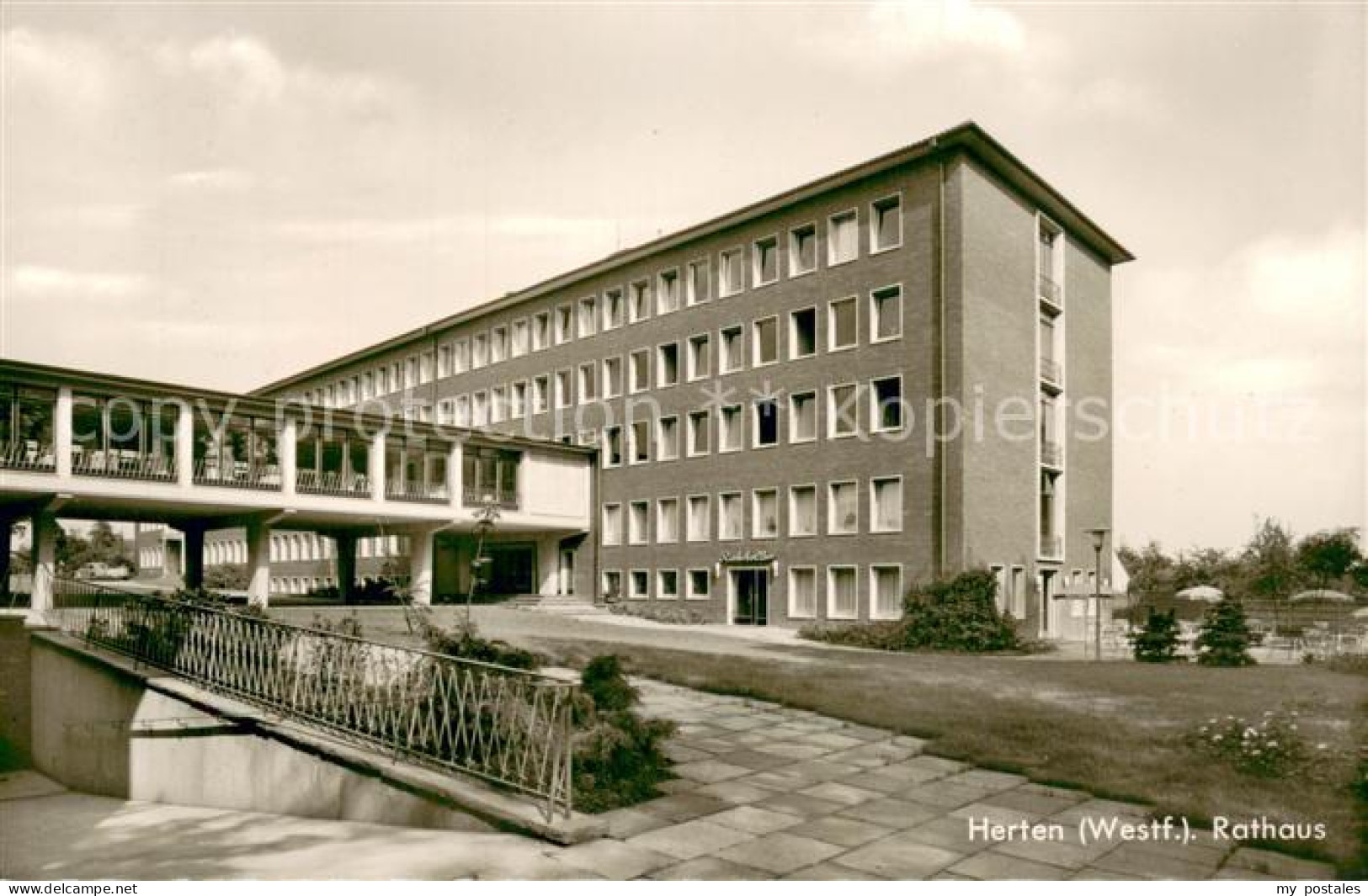 Herten Westfalen Rathaus Aussenansicht