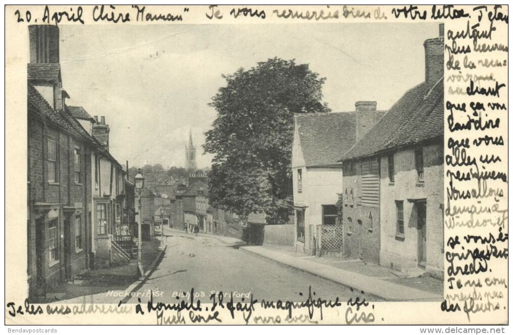 hertfordshire, BISHOP'S STORTFORD, Hockerill Street (1904) Stamp
