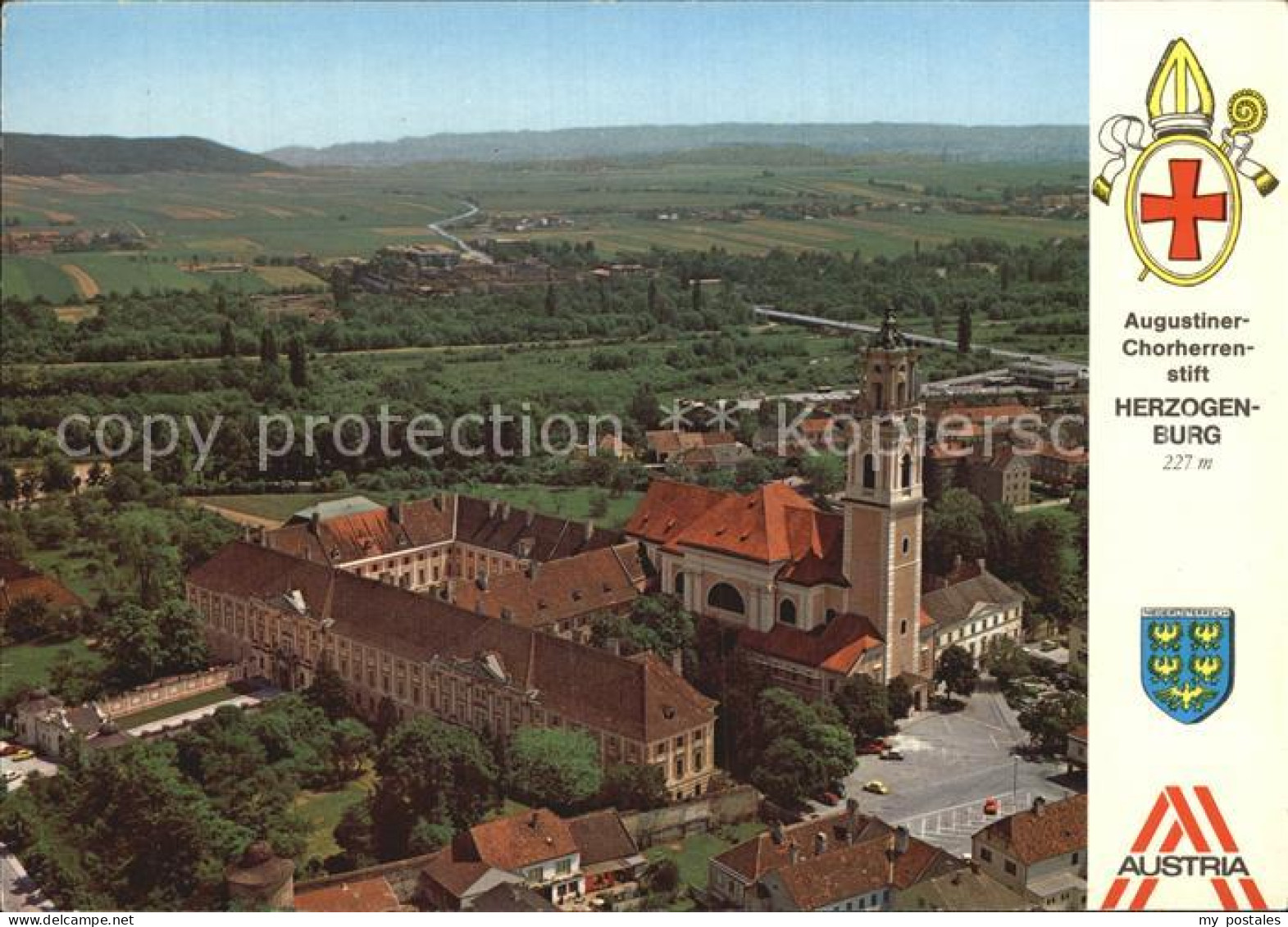Herzogenburg Augustiner Chorherrenstift Fliegeraufnahme