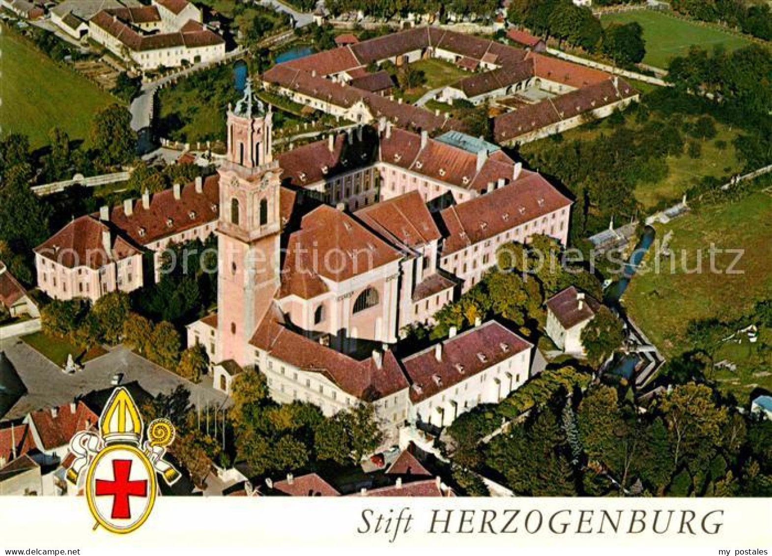 Herzogenburg Fliegeraufnahme Augustiner-Chorherrenstift