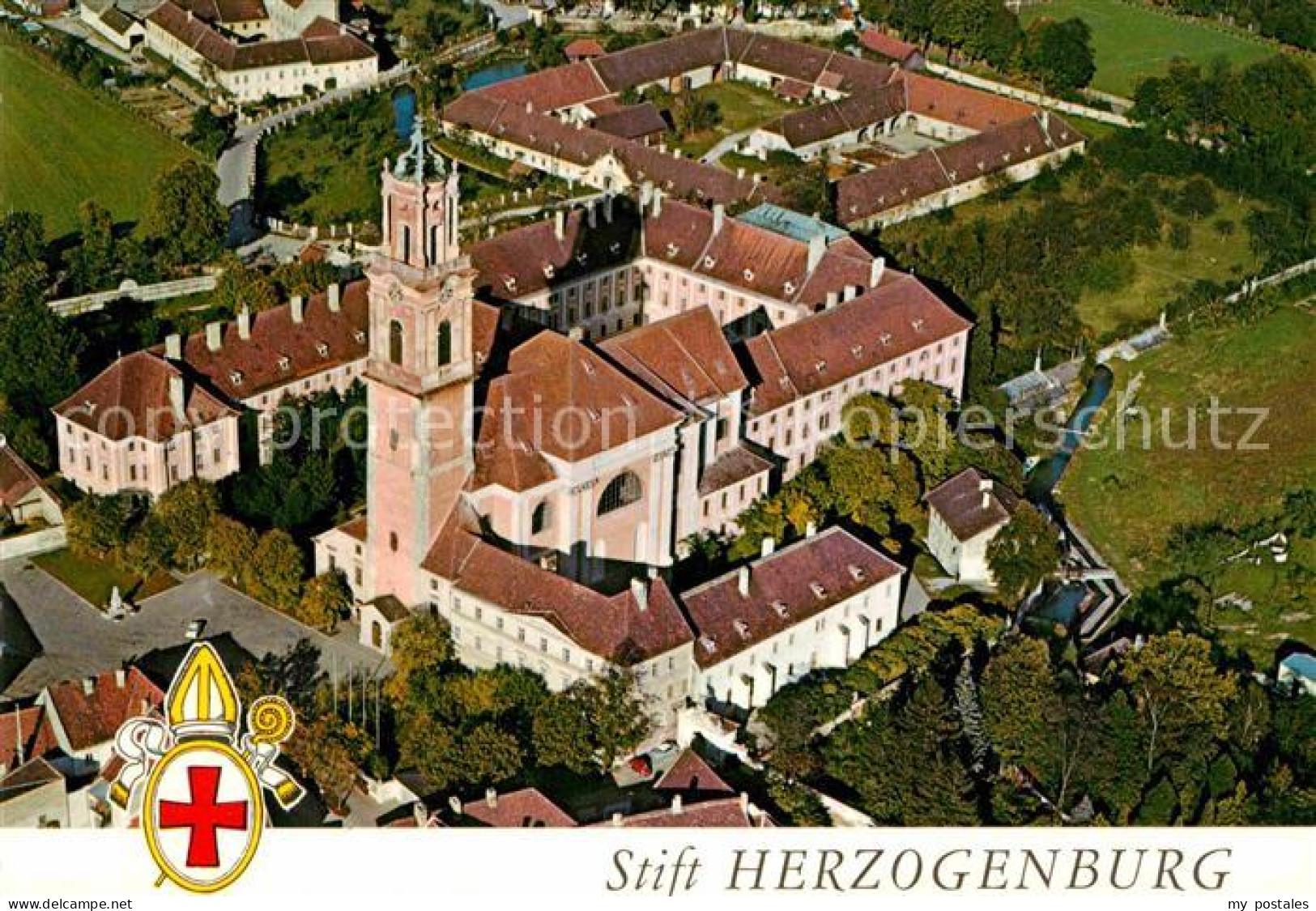 Herzogenburg Fliegeraufnahme Augustiner Chorherrenstift