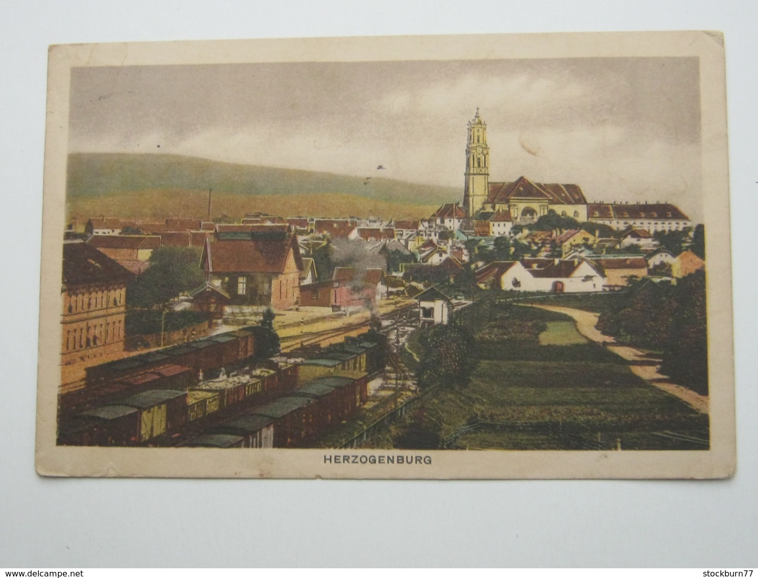 HERZOGENBURG , Schöne Karte um 1918