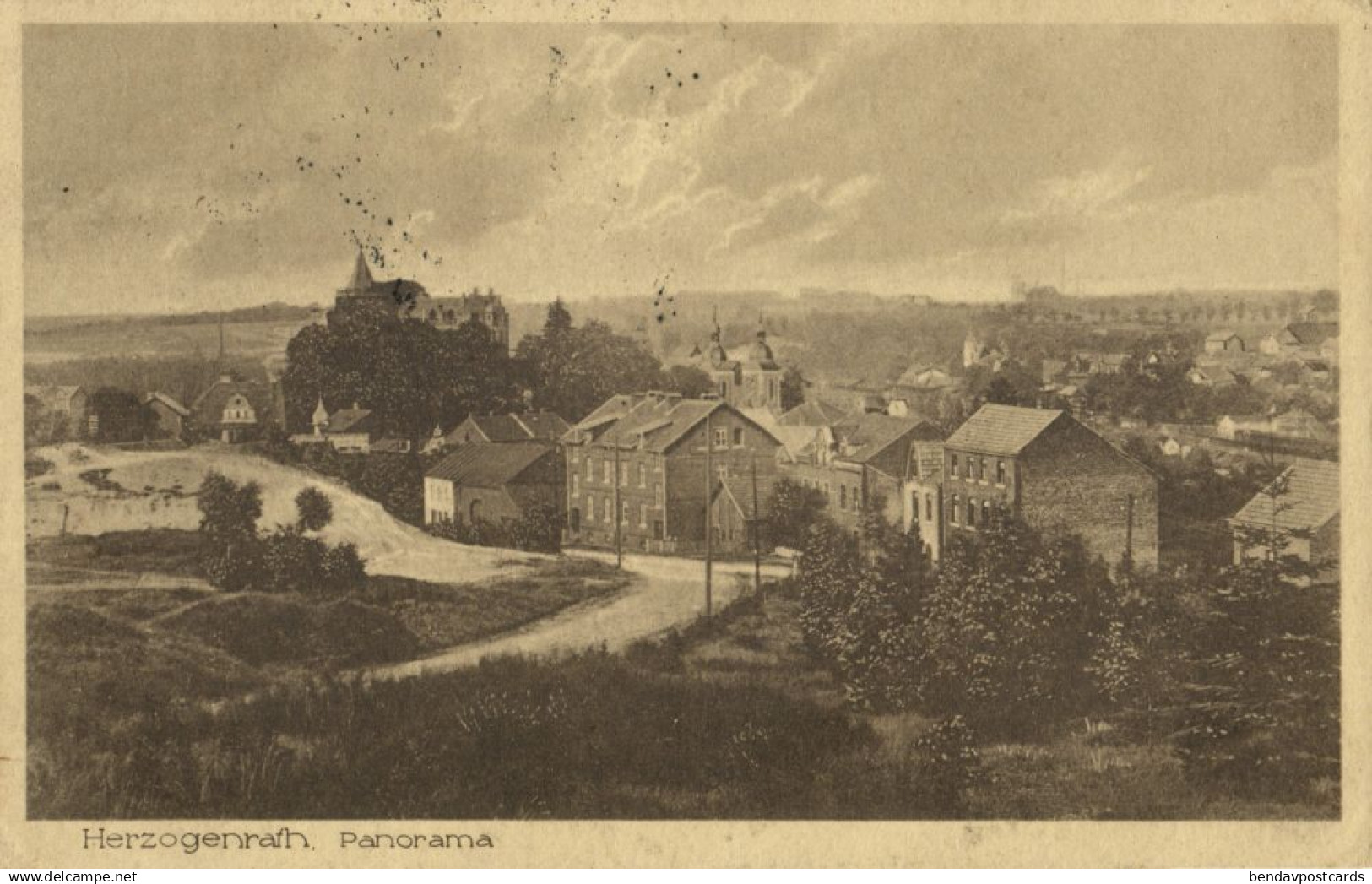 Herzogenrath, Panorama (1925) 52134 AK