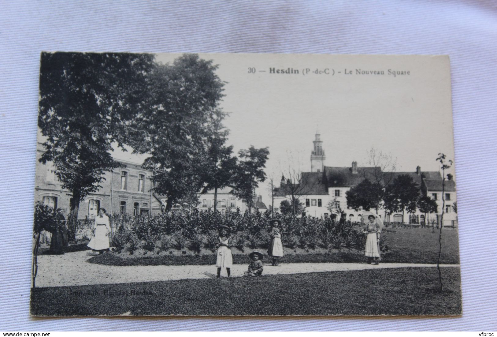 Hesdin, le nouveau square, Pas de Calais 62