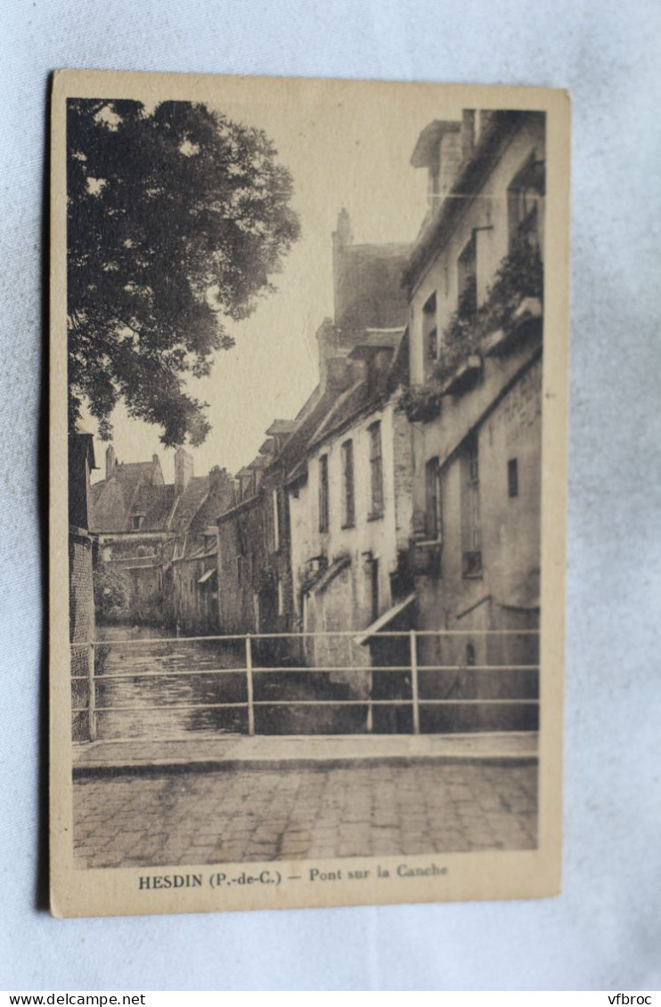 Hesdin, pont sur la Canche, Pas de Calais 62