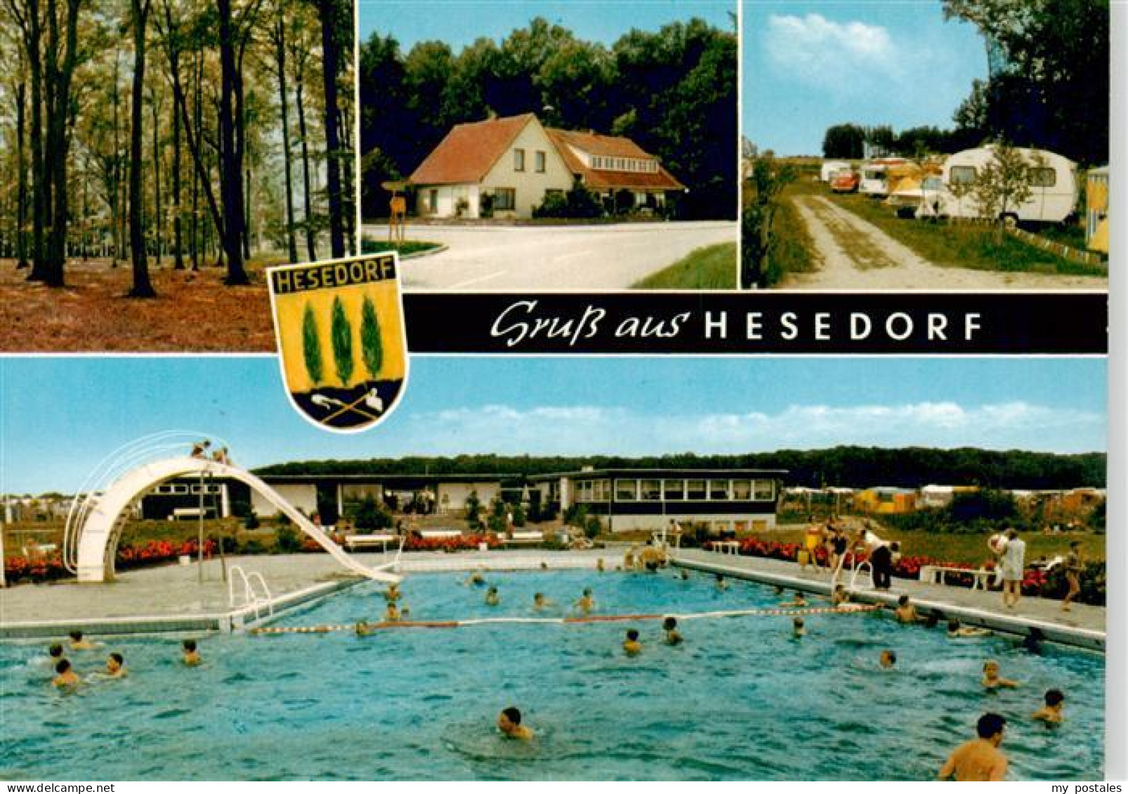 Hesedorf Bremervoerde Schwimmbad Gasthaus Campingplatz Wald
