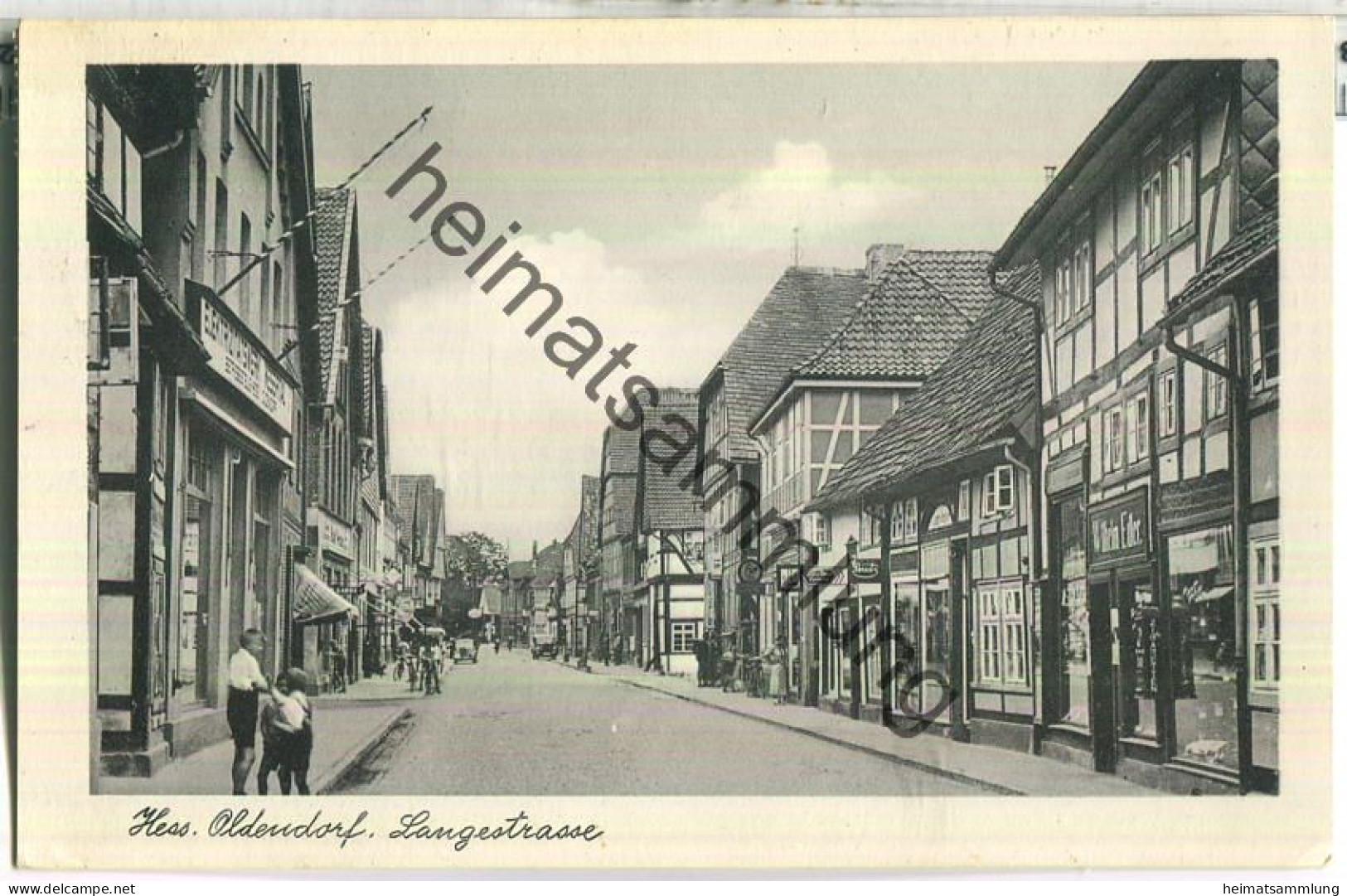 Hessisch-Oldendorf - Langestraße - Verlag Carl Thoericht Hann.-Münden