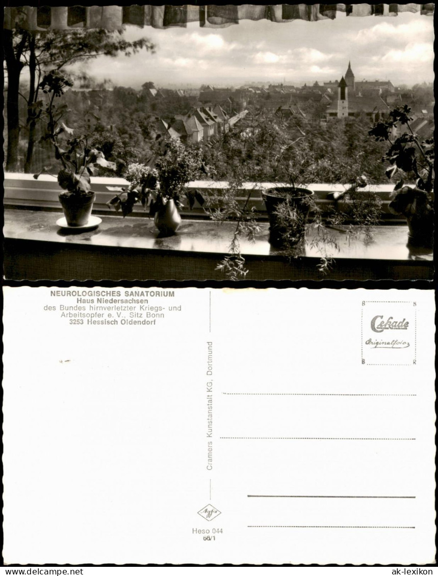 Hessisch Oldendorf NEUROLOGISCHES SANATORIUM Haus  (Fensterblick) 1966