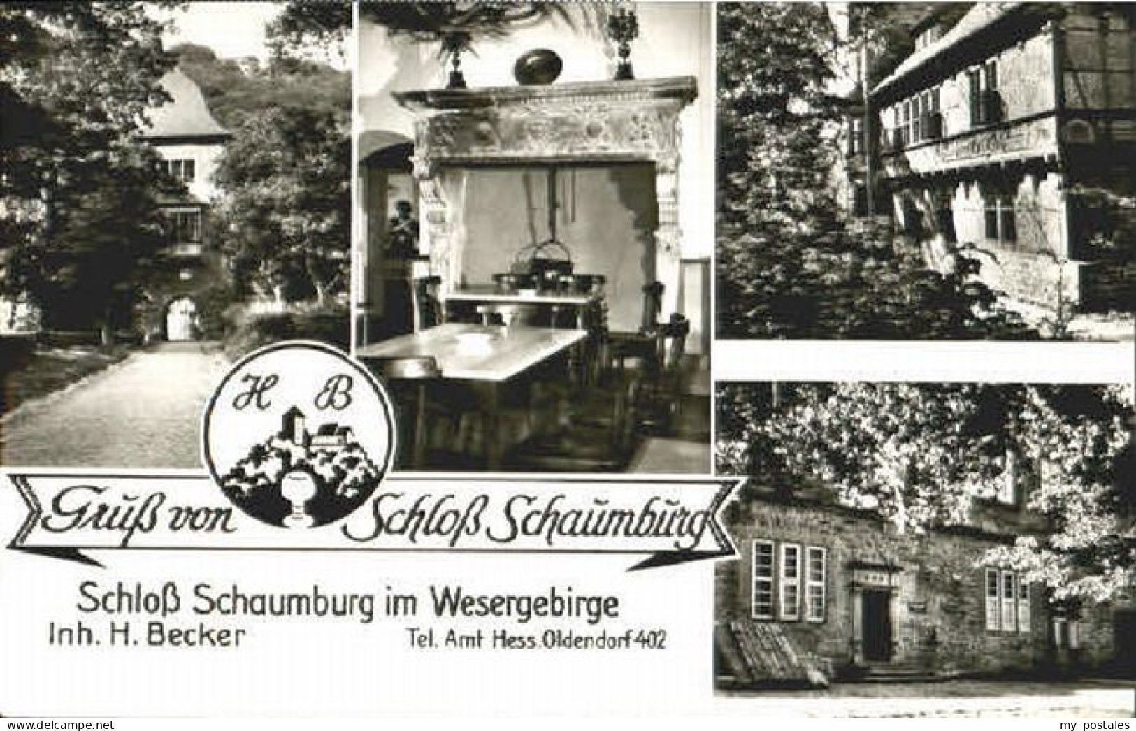 Hessisch Oldendorf Schloss Schaumburg o 1957