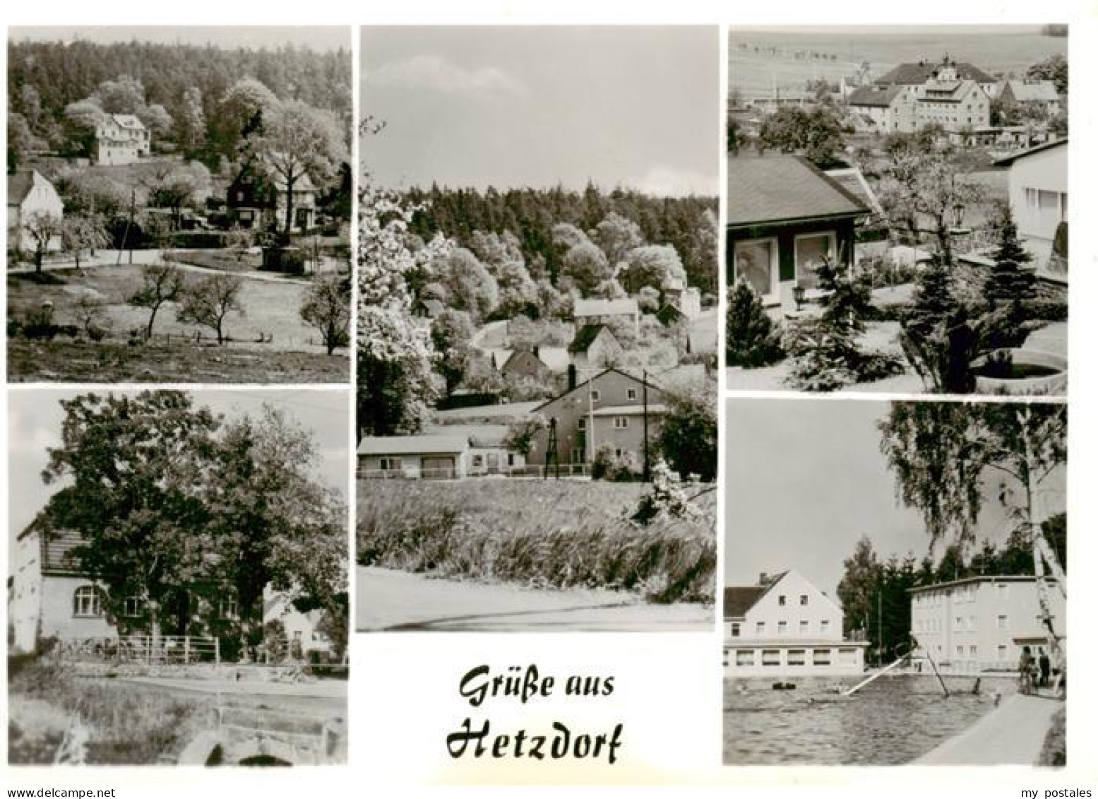 Hetzdorf Floeha Teilansichten Freibad