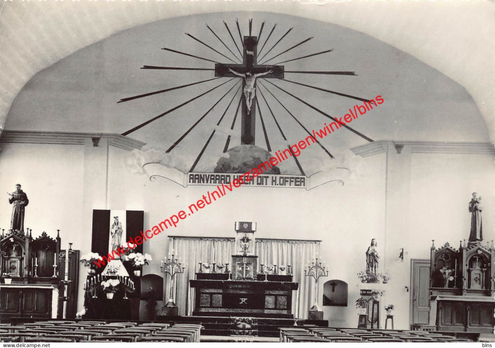 Heusden-Berkenbos - binnenzicht kerk St-Valentinus - Heusden-Zolder