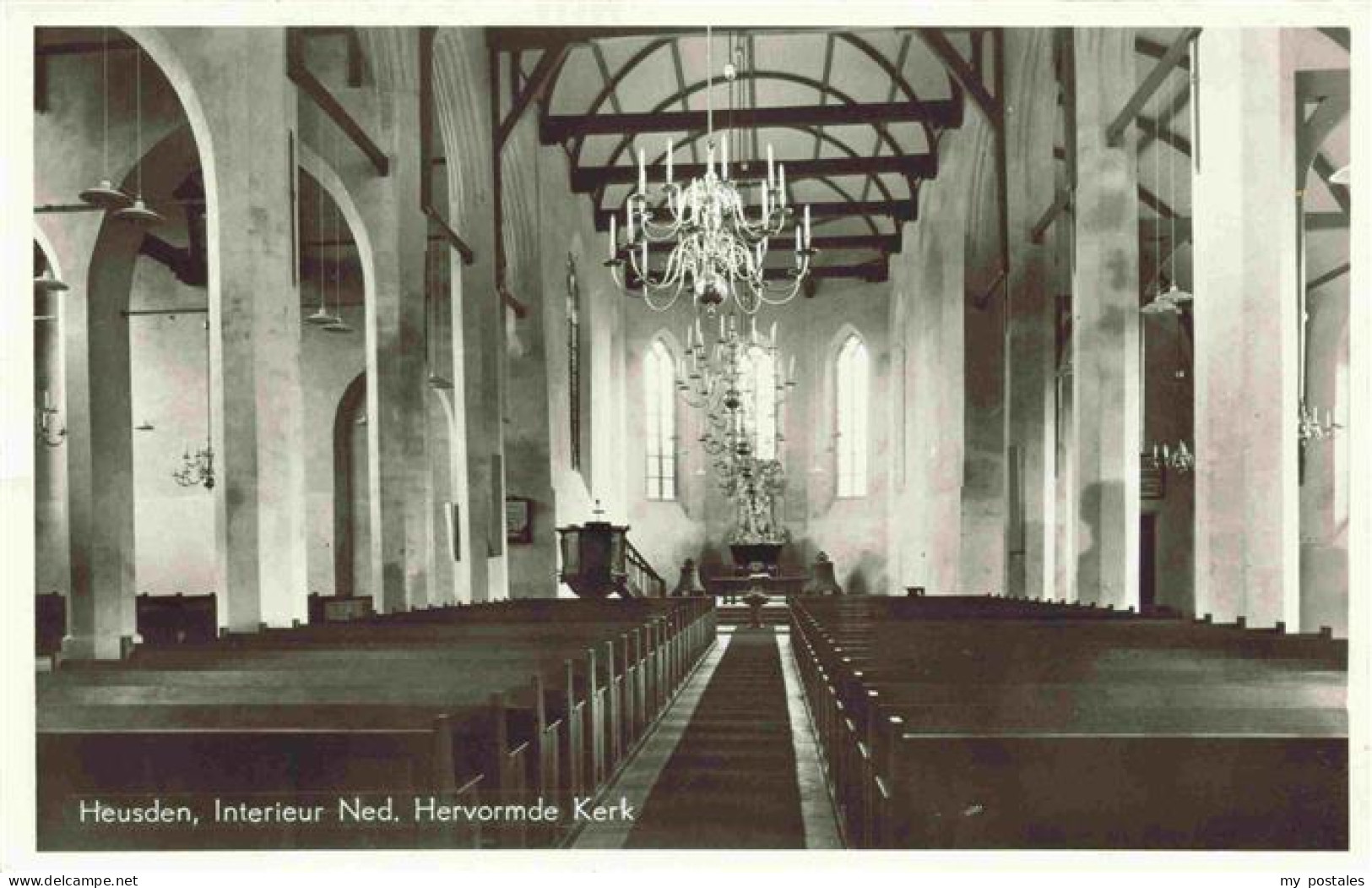 Heusden  Noord-Brabant NL Interieur Ned Hervormde Kerk