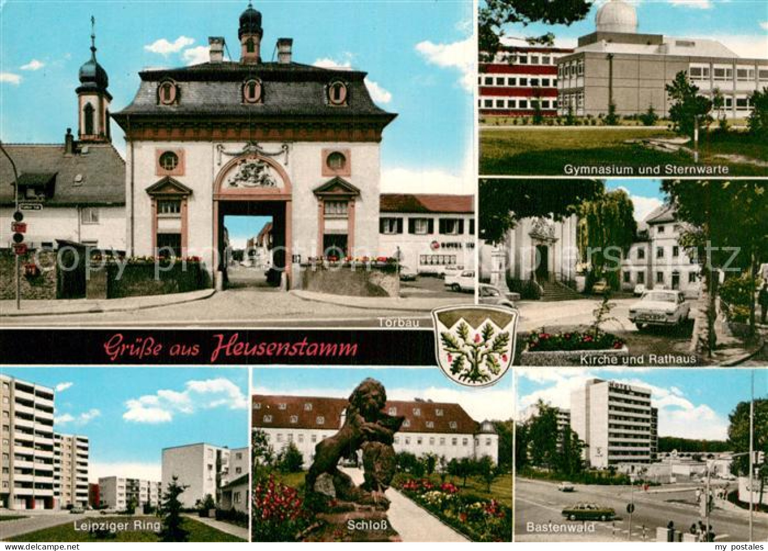 Heusenstamm Torbau Gymnasium Sternwarte Bastenwald Schloss