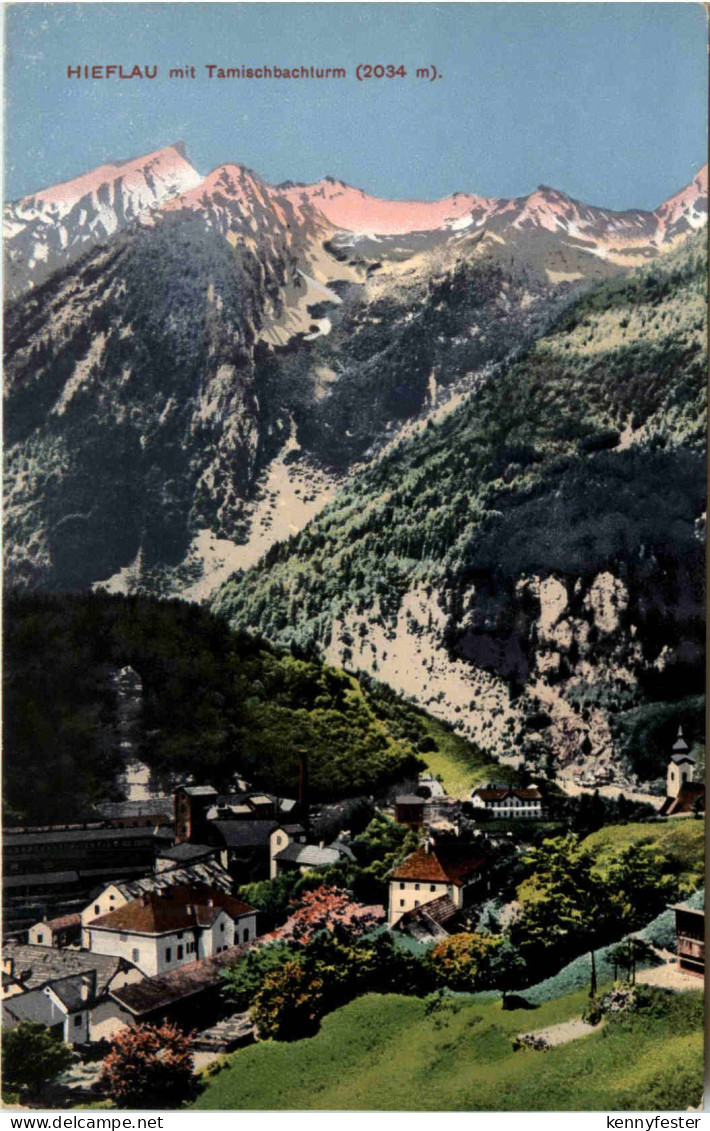 Hieflau mit Tamischbachturm