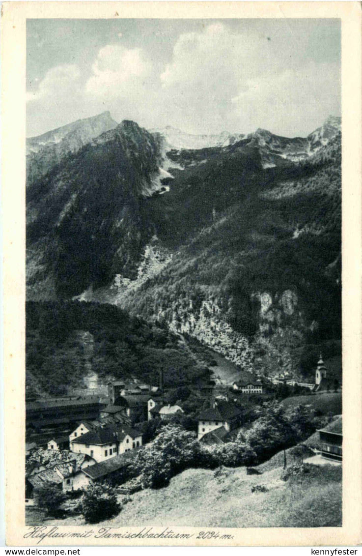 Hieflau mit Tamischbachturm