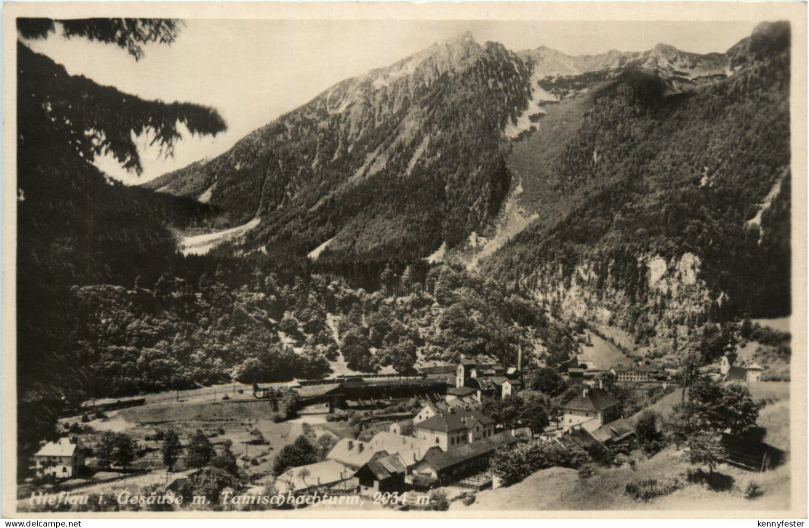 Hieflau mit Tamischbachturm
