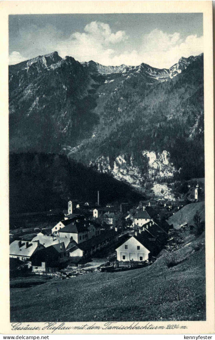 Hieflau mit Tamischbachturm